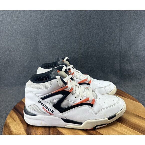 Vintage Reebok Pump Omni Lite White Dee Brown Mens Size 10.5 4-J01824 - Picture 1 of 16
